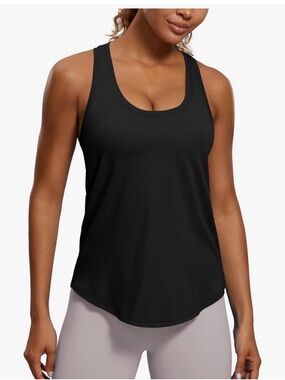 NWT crz yoga ribbed tank top XL Pair of tank tops XL black and white soft
